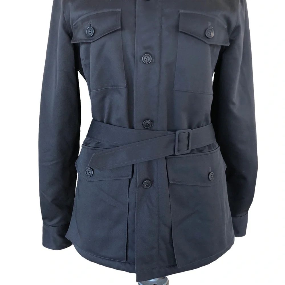 A.P.C. Field Military Sherpa Lined Belted Grey Jacket - Picture 4 of 10